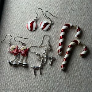 Christmas Holiday Earring Lot